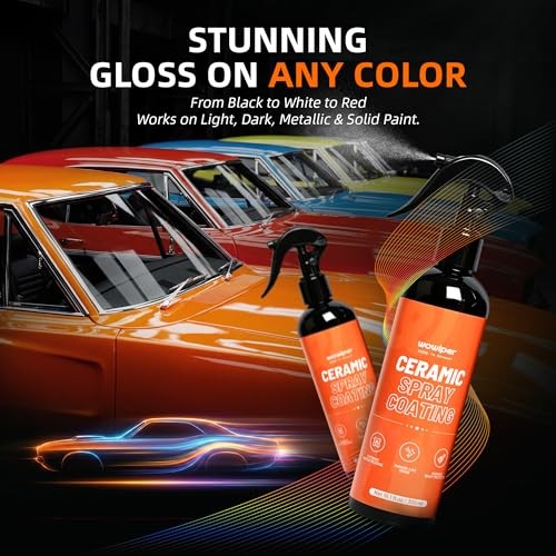 Ceramic Coating for Cars – Quick Effect Spray Coating, Extremely Hydrophobic