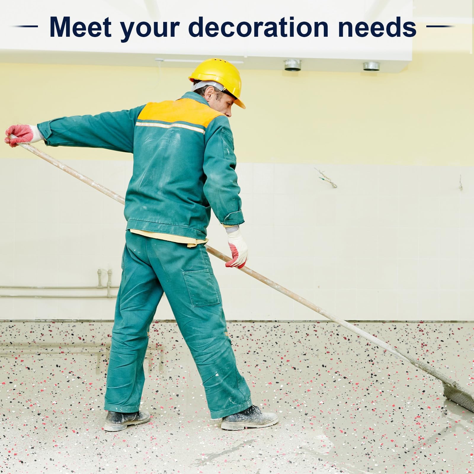 2.8 Kg/ 6.17 lb Blend Decorative Color Chips Epoxy Flakes for Garage Floor Bl…