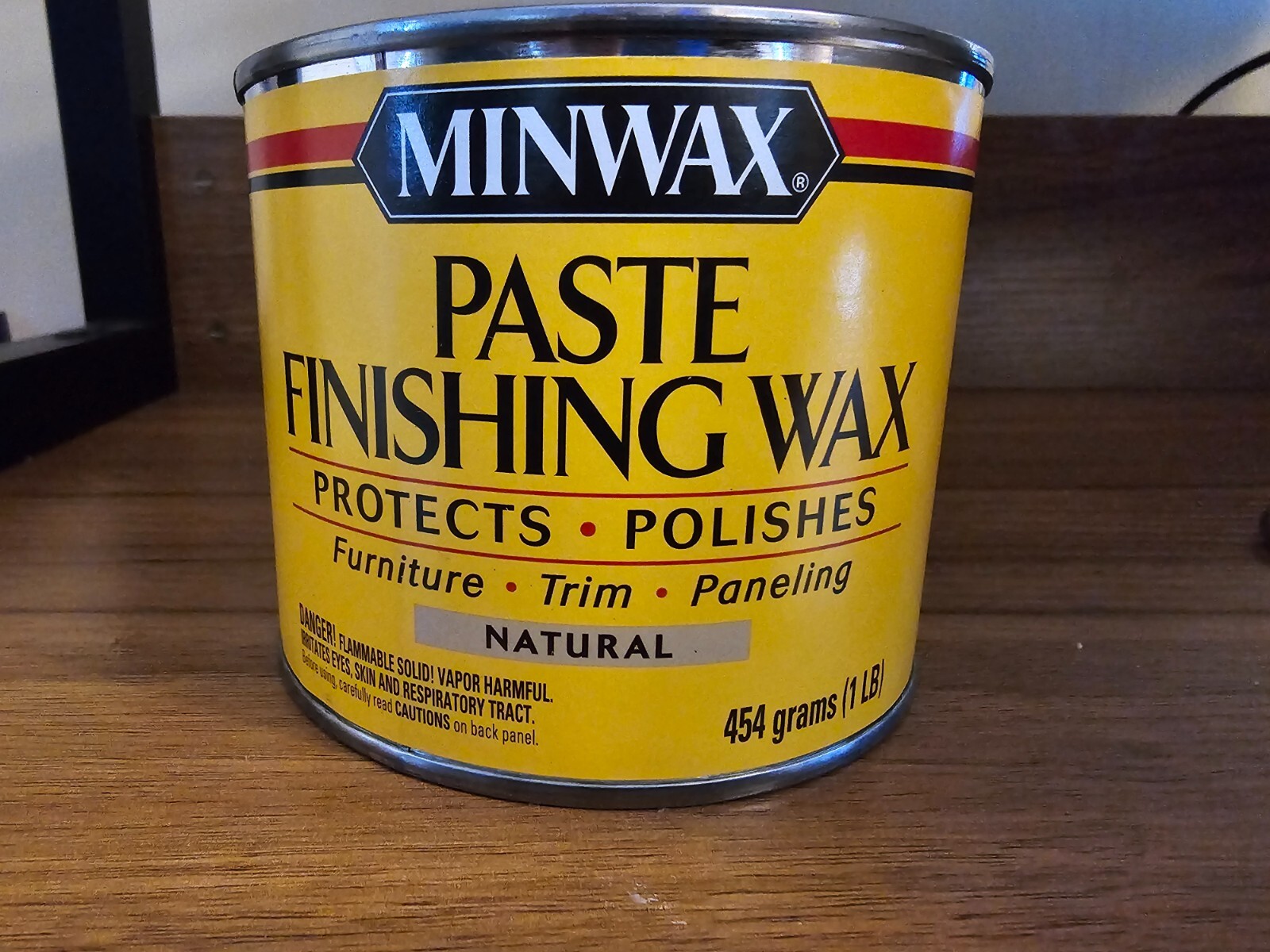 Minwax 785004444 Paste Finishing Wax, 1 lb, Natural