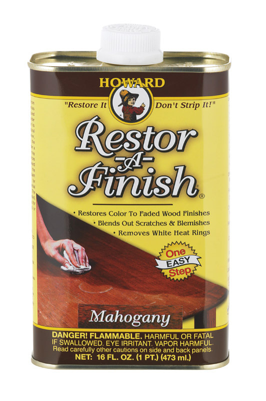 HOWARD Original Restor-A-Finish 1 Pt MAHOGANY Wood Furniture Restorer RF5016