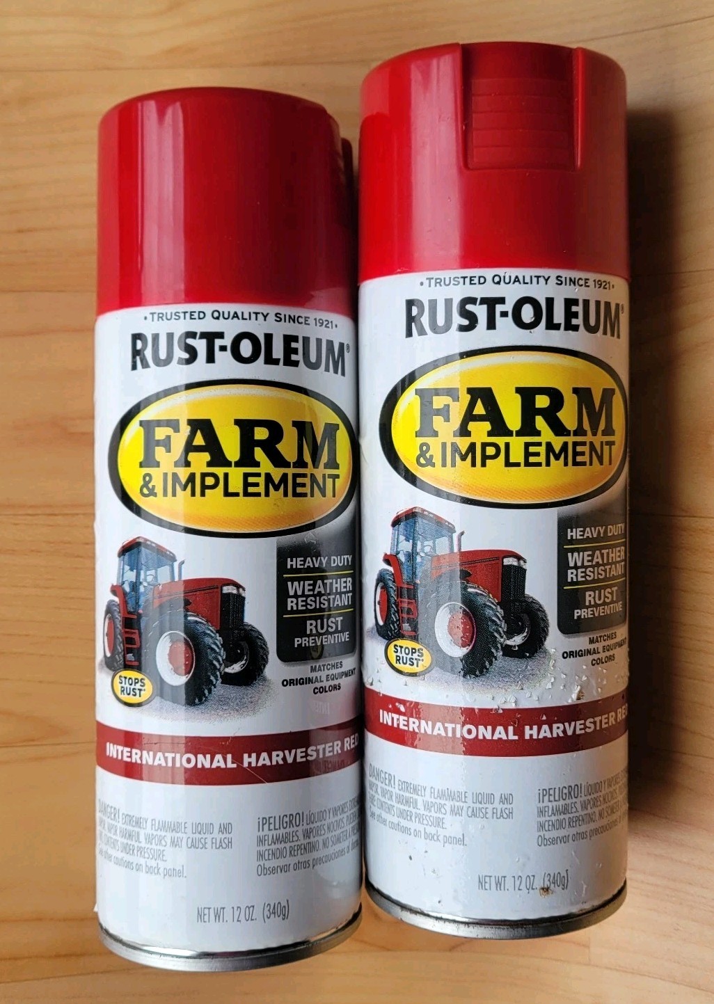 Rustoleum International Harvester Red Spray Paint -2 CANS- 12 oz each #280127