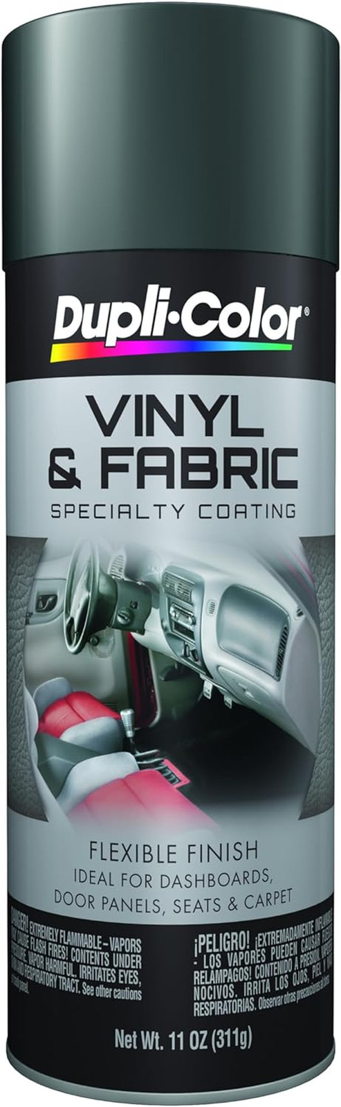 HVP111 Vinyl and Fabric Coating Spray Paint – Charcoal Gray – 11 Oz Aerosol Can