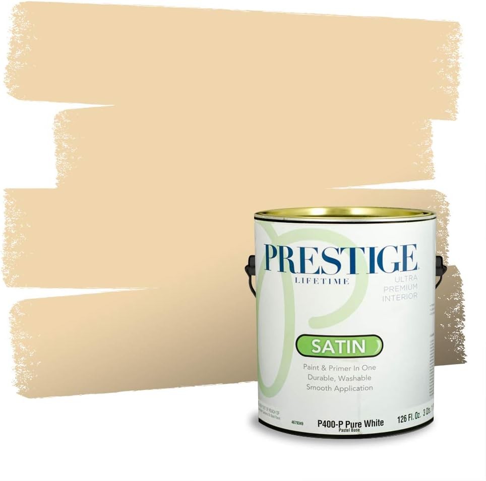 PRESTIGE Paints Interior Paint and Primer In One, 1-Gallon, Satin, Comparable
