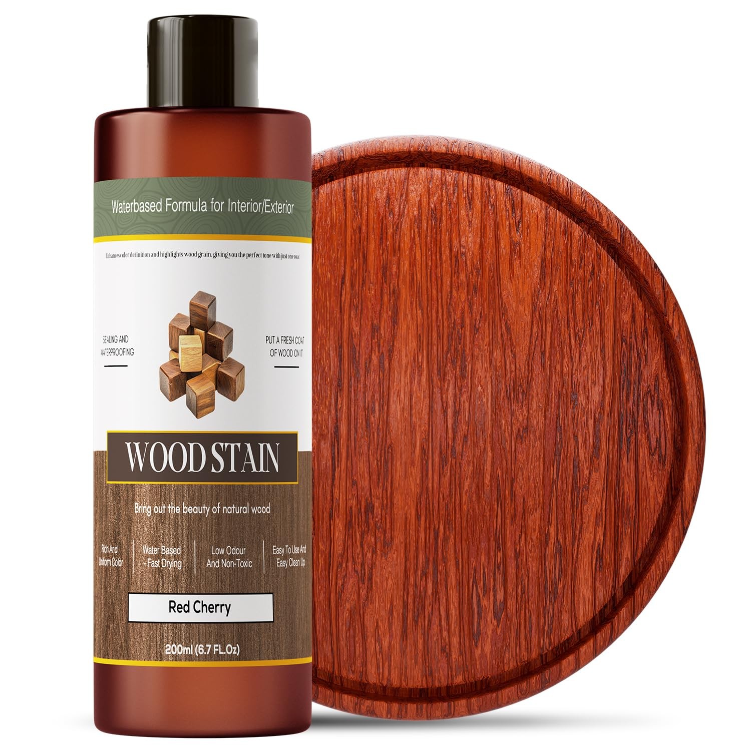Wood Stain – Stain for Wood – Natural Stain for Furniture – Water Based | Fas…