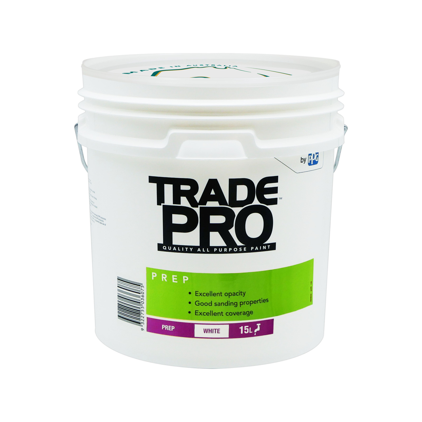 Trade Pro 15L White Prep Undercoat Paint