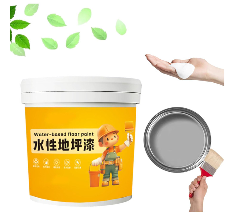 Wear-Resistant Anti-Slip Epoxy Floor Paint, Quick-Dry Water-Based Floor Paint