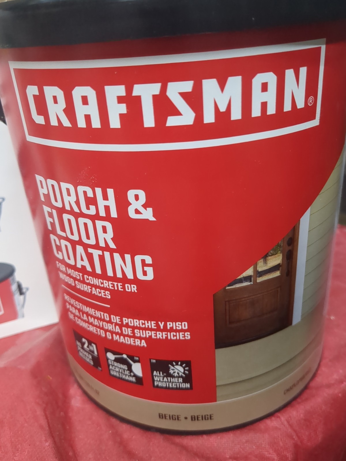 Craftsman Porch&Floor 2in1 Stain Sealant Wood Stain Sealer Premium Satin Beige