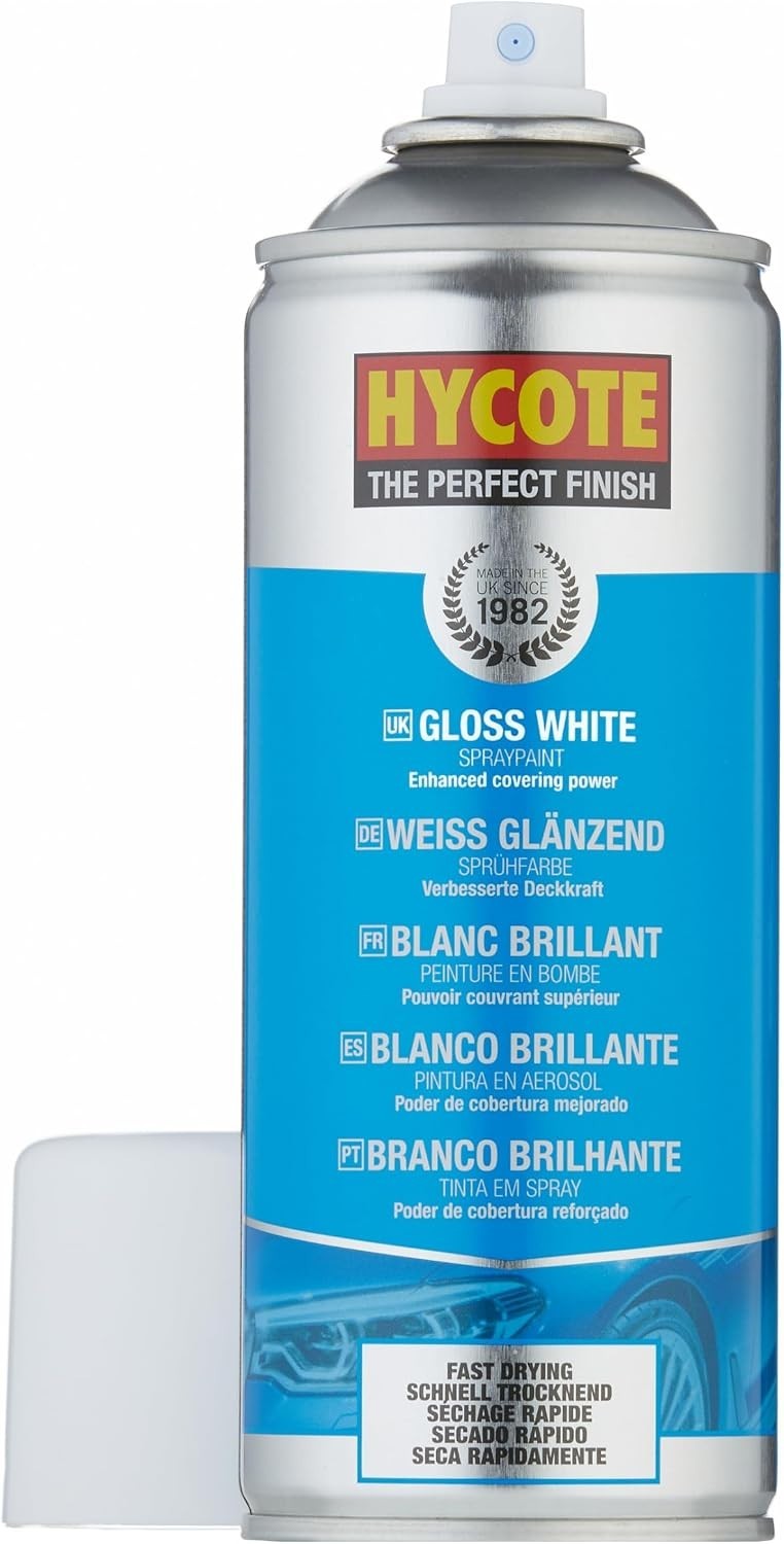 White Spray Paint, Gloss White, 13.5 Oz – Fast Drying, UV & Weather Resistant…