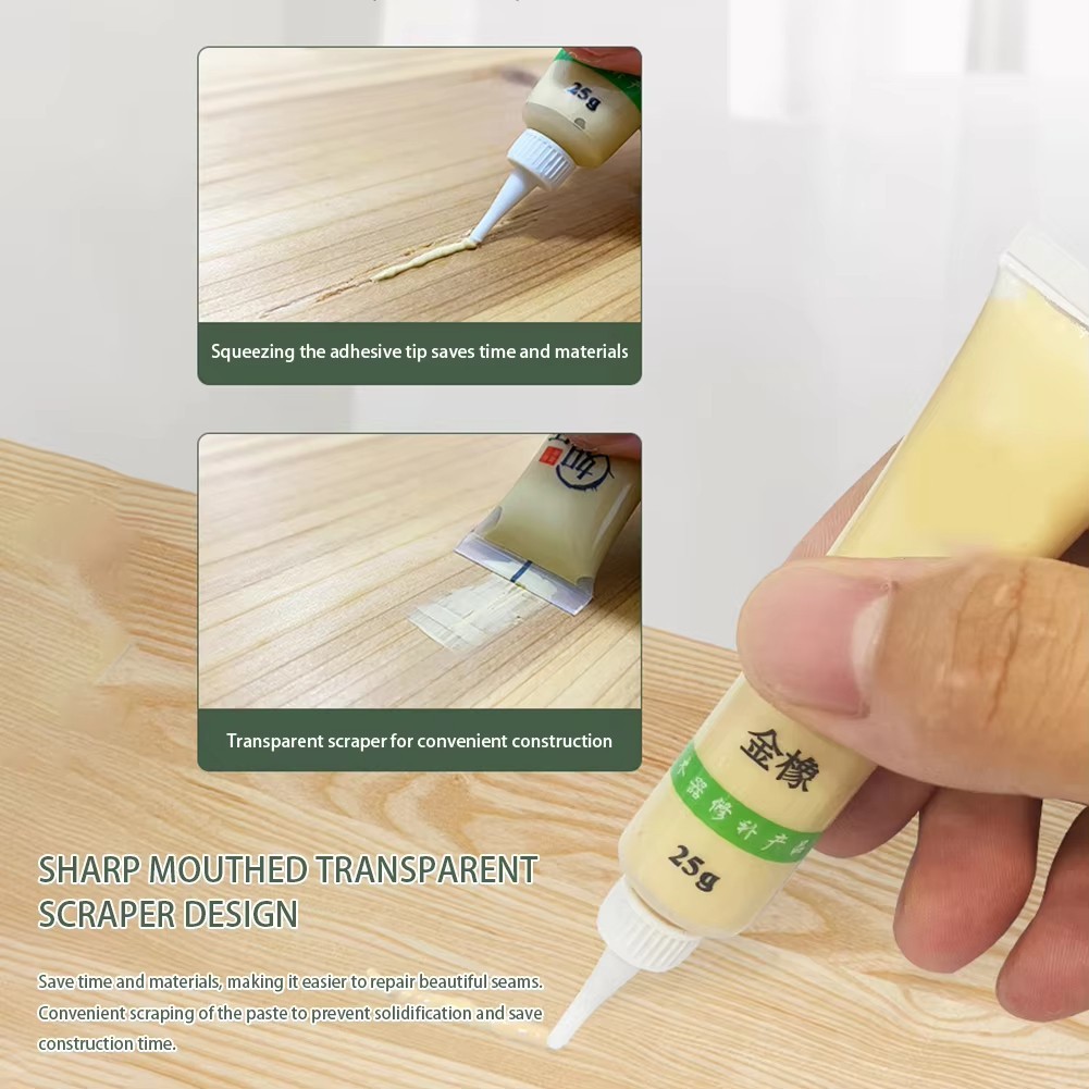 Wood Repair Paste Scratch Remover Furniture Floor Cabinet Touch Up Wax 25g