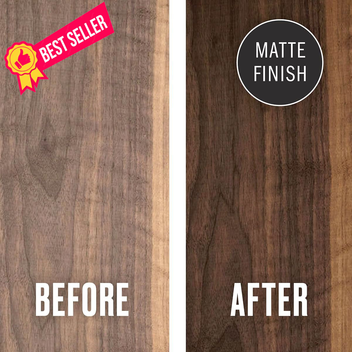 Walrus Oil – 100% Pure Tung Oil, Wood Finish for Any 128 oz, Black