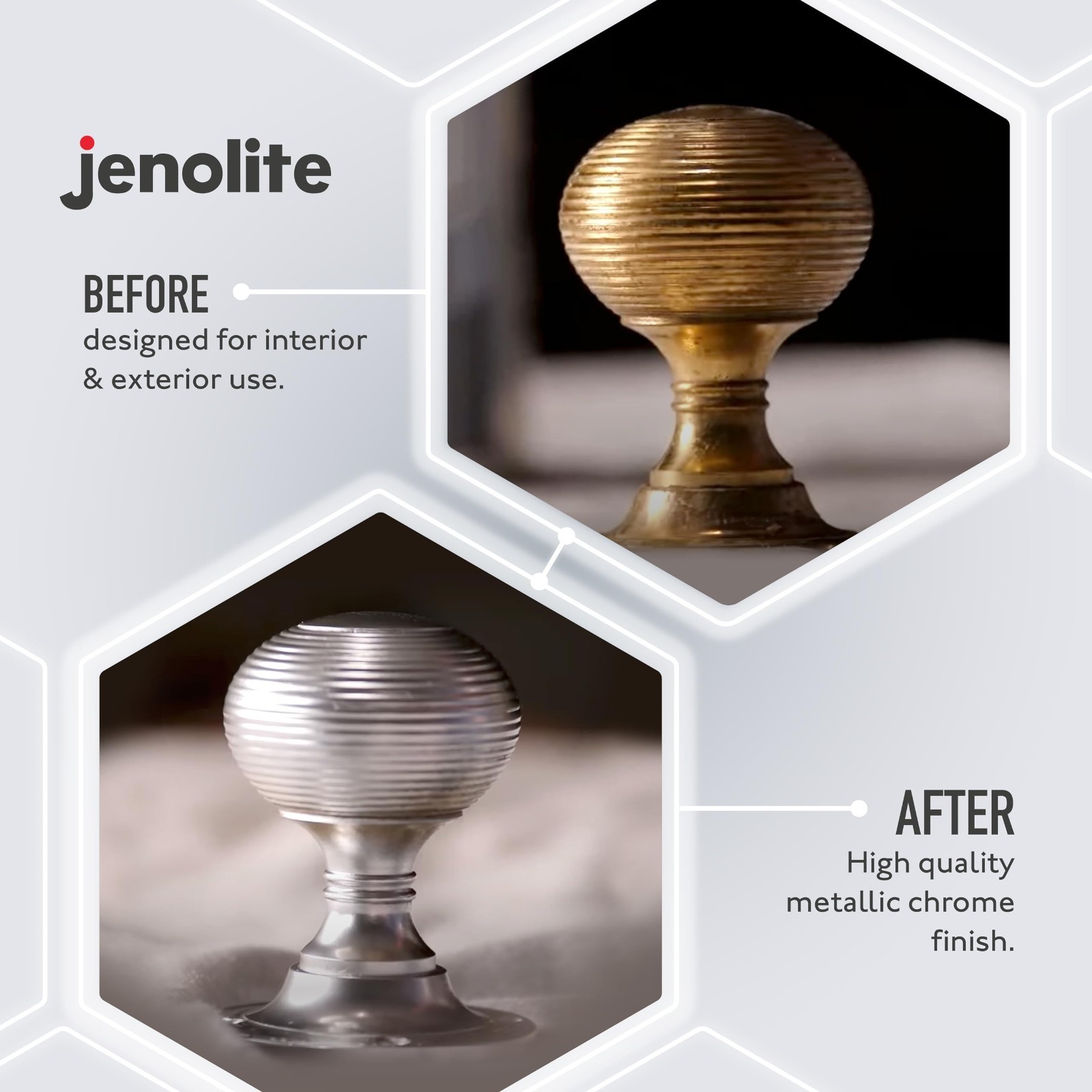 Chrome Spray Paint – Smooth Finish for Metal, Plastic & More – Multi-Surface, 3x