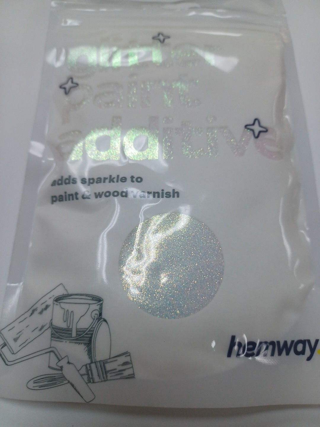 Glitter For Paint Wall Additive for Emulsion Crystals Mother Of Pearl Hemway