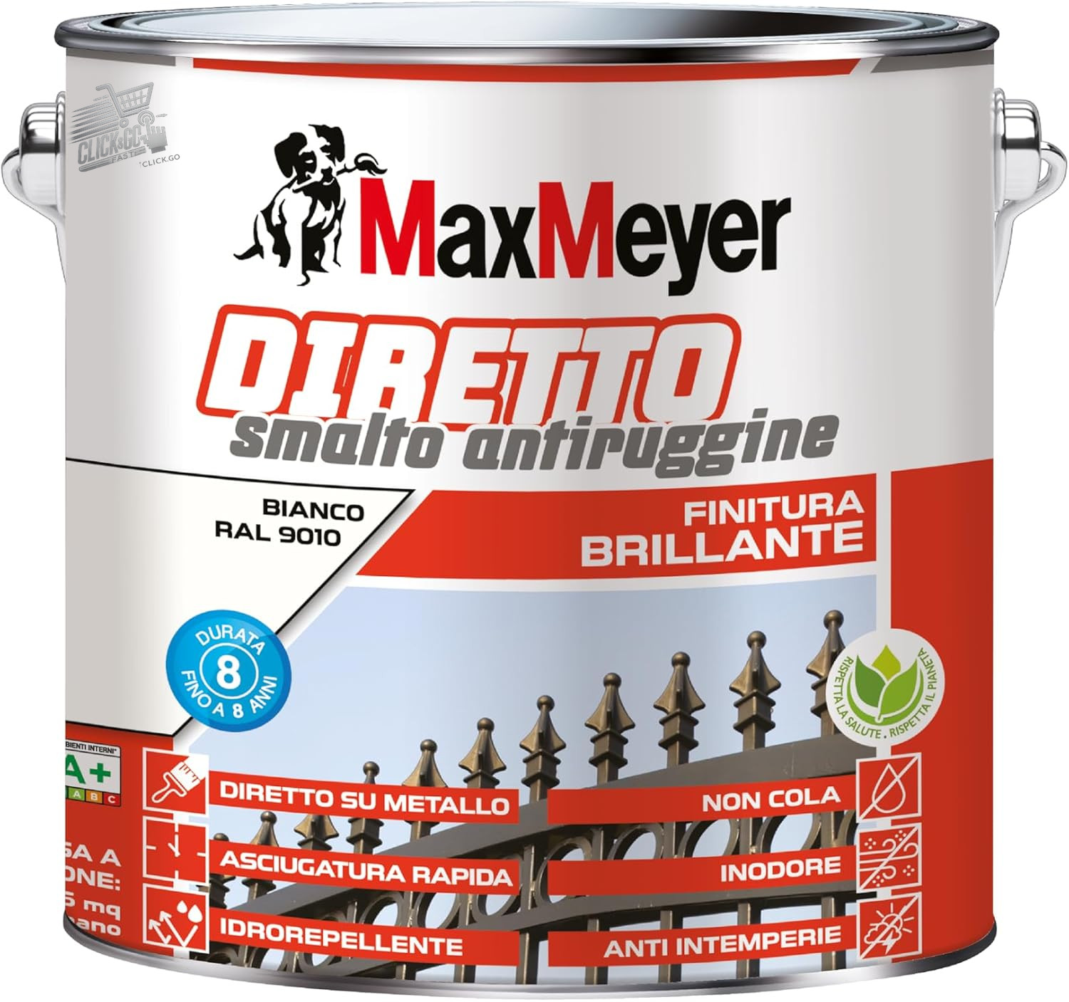 MAXMEYER GREY RAL7041 WATER 75 DIRECT METAL IRON ANTI-RUST ENAMEL ENAMEL