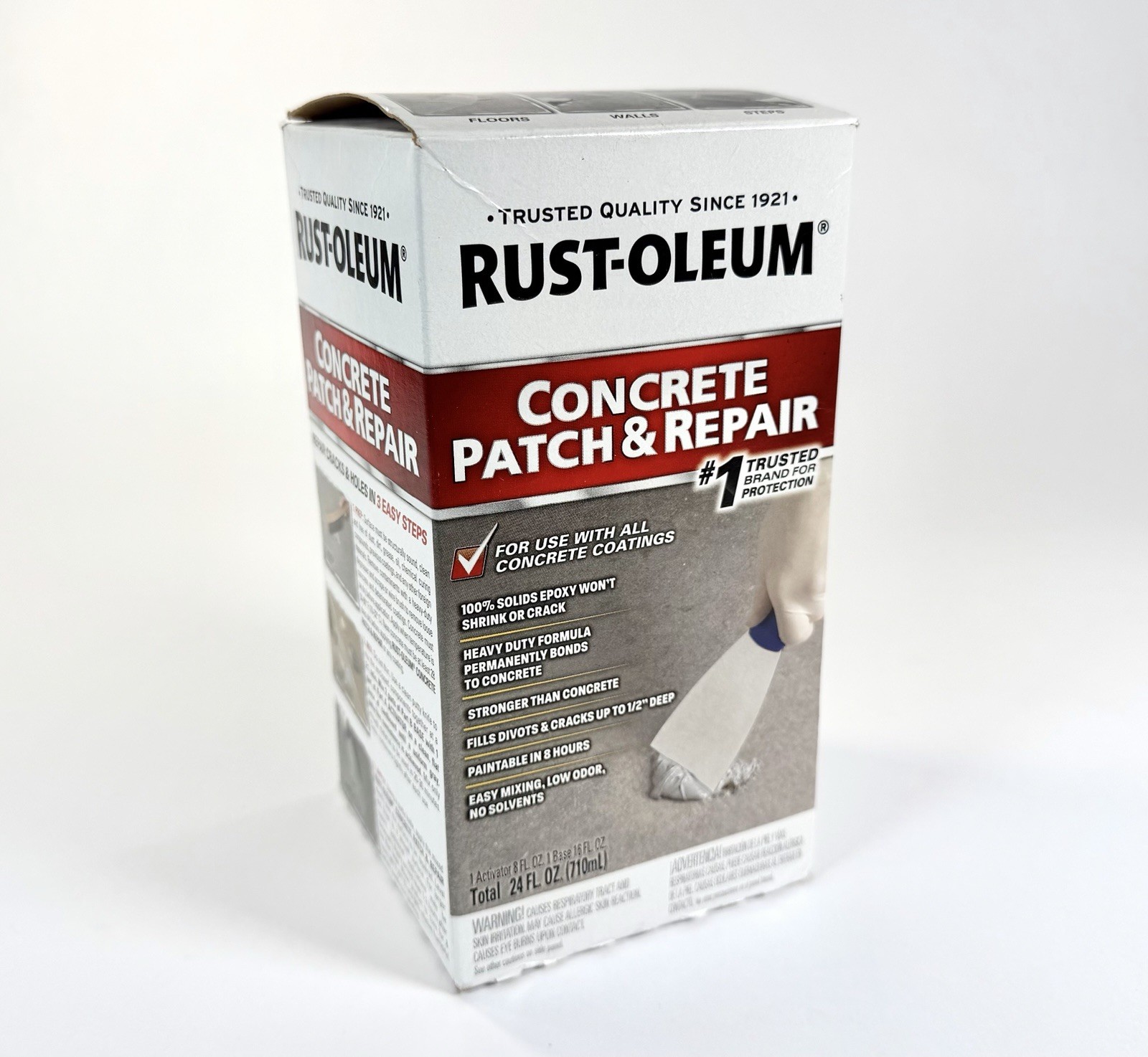 Rust-Oleum Concrete Patch & Repair #1 Trusted Brand, Concrete Floor Repair- 24oz