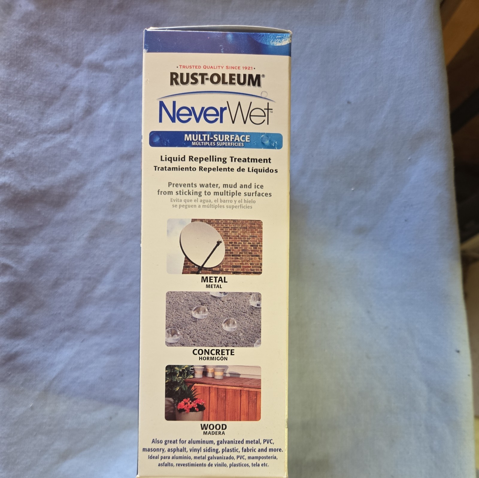 Never Wet Rust-Oleum Multi-Surface Liquid Repelling Treatment Kit Frosted Clear