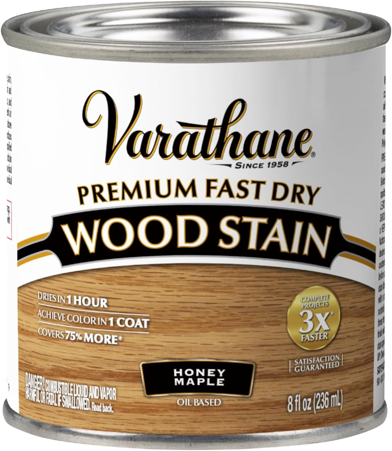 Premium Fast Dry Wood Stain | 1 Hour Dry Time | 1 Coat Color | Interior Wood Sta