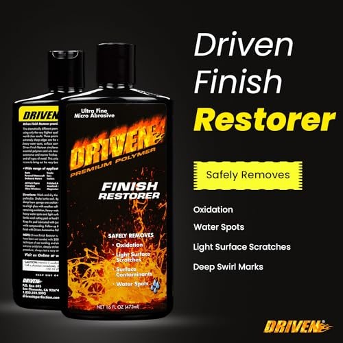 Finish Restorer for All Paint Types, Clear Coat, Fiberglass Gel Coat, Tire