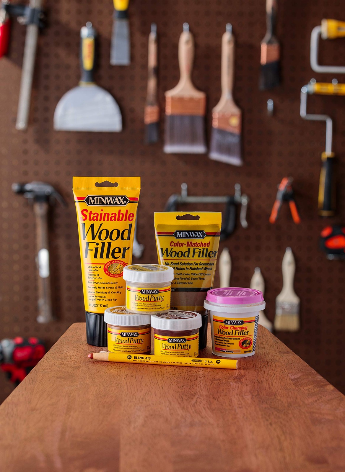 Minwax Wood Putty, Red Mahogany, 3.75 oz. 3. 75 oz., Mahogany