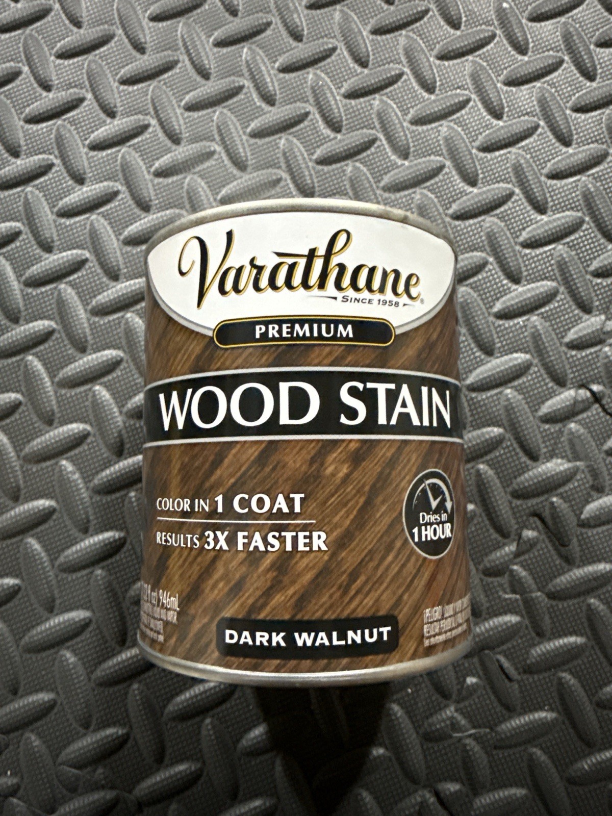 Varathane Premium Wood Stain Dark Walnut – 2 Quarts (NEW Factory Sealed)
