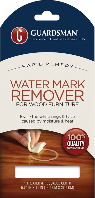 Guardsman Reusable Water Mark Remover Cloth | Wood Cleaner for White Rings
