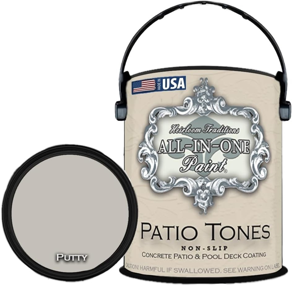 ALL-IN-ONE Deck & Patio Paint Color Putty NEW