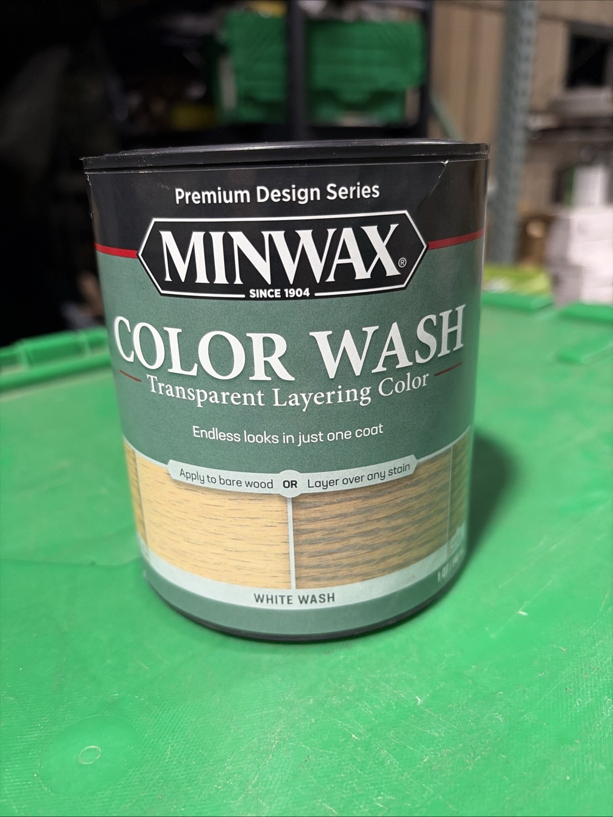 Minwax 618604444 White Wash Color Wash Transparent Layering Color Stain 1 Quart