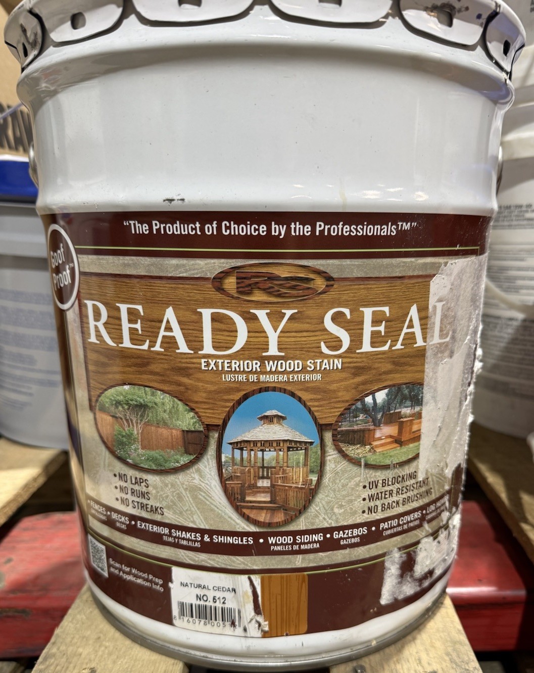 5 gal Ready Seal 512 Natural Cedar Exterior Stain and Sealer For Wood