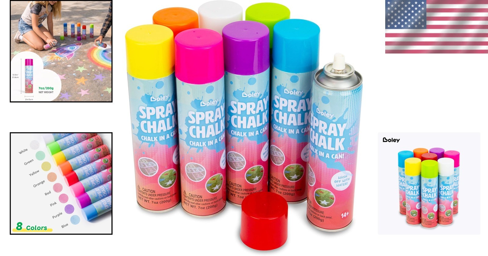 Easy-to-Use Chalk Spray Paint – Fun for Families