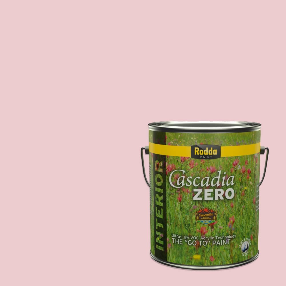 Rodda Paint Rodda Cascadia Zero Interior Satin In One 1-Gallon Pink Coral
