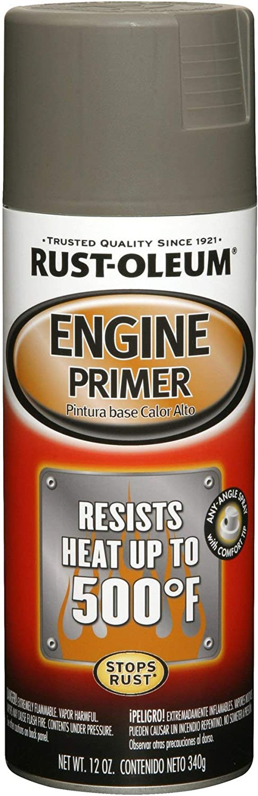 Automotive High Heat 2000 Degree Spray Paint, Flat Black, 12 Ounce
