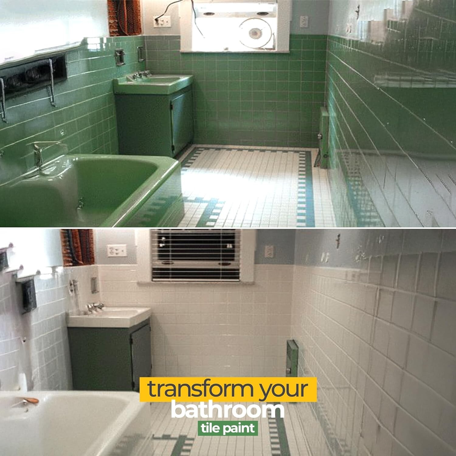 ALL IN ONE PAINT – (EMERALD) WATERPROOF PAINT FOR BATHROOM, TUB & TILE PAINT