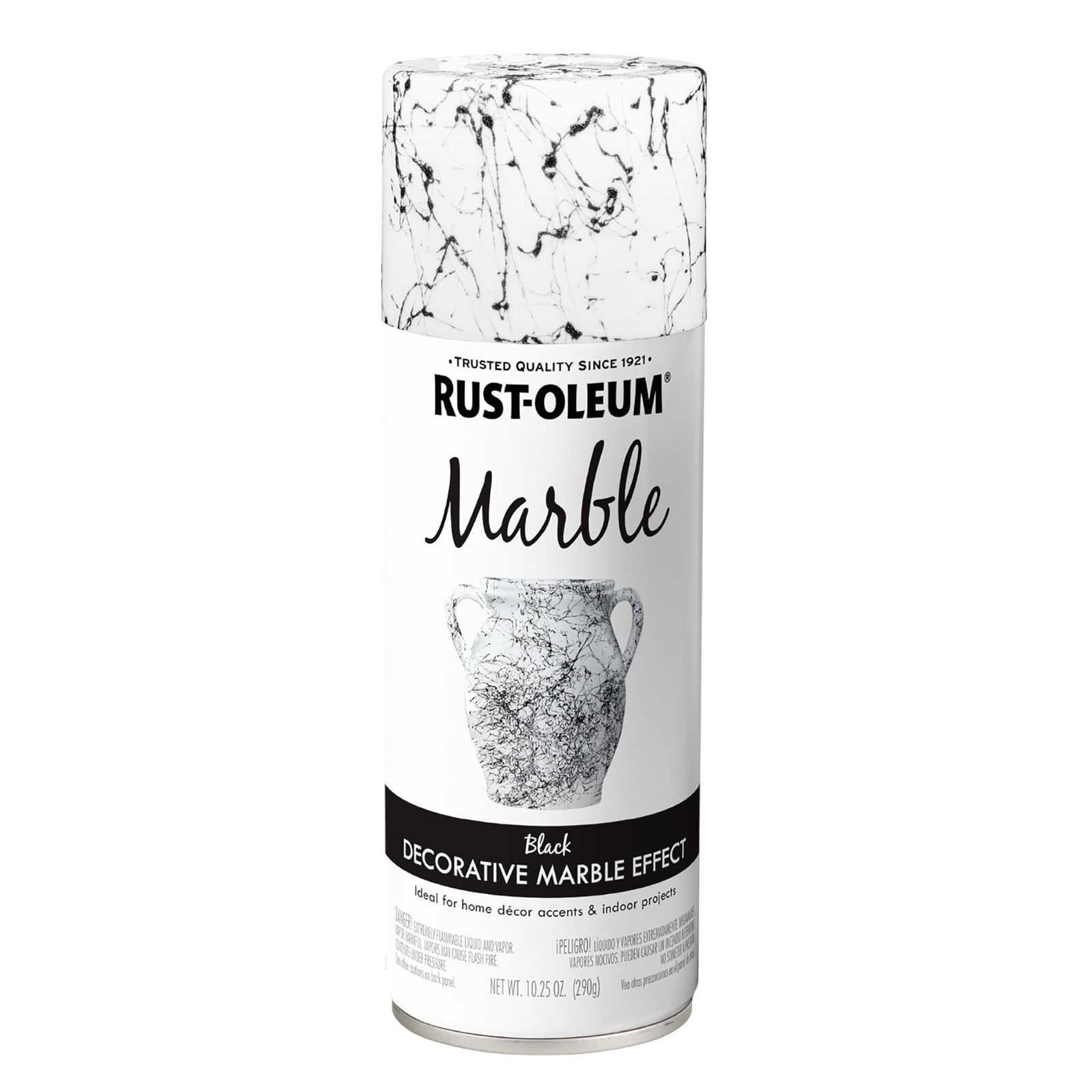 372484 Specialty Marble Spray Paint, 10.25 oz, Black