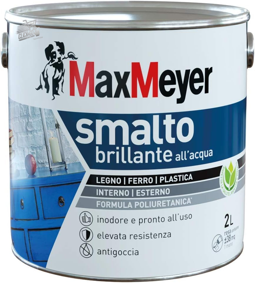 Glossy White Polyurethane Water Enamel 2L