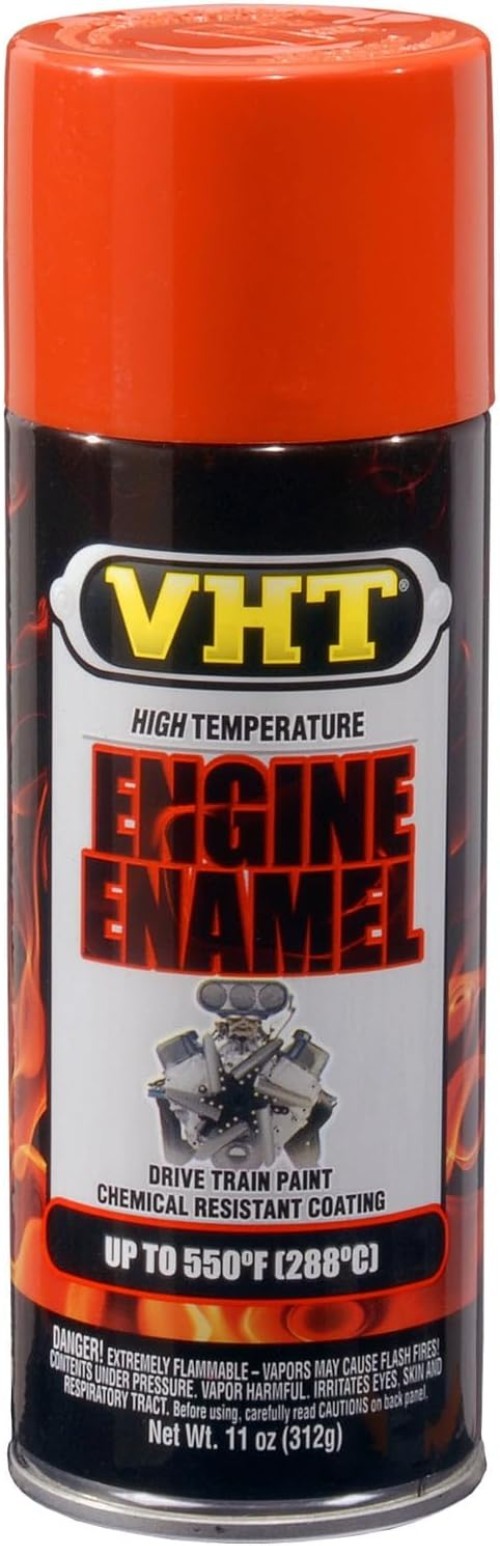 550° High Heat Engine Enamel – Chrysler Hemi-Orange 11oz Aerosol for Durability