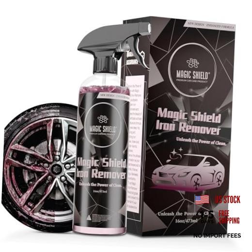 Iron Remover Spray for Cars 16oz – pH-Neutral Iron and 16 Fl Oz (Pack of 1)