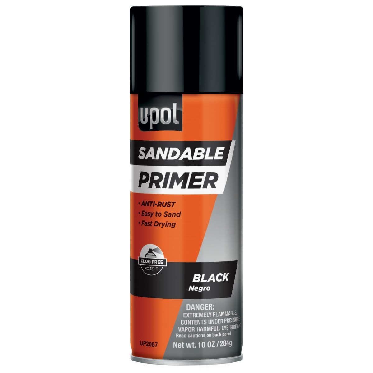 U-POL Sandable Primer, Fast-Drying, Black | Durable & All-Purpose Primer Spray W