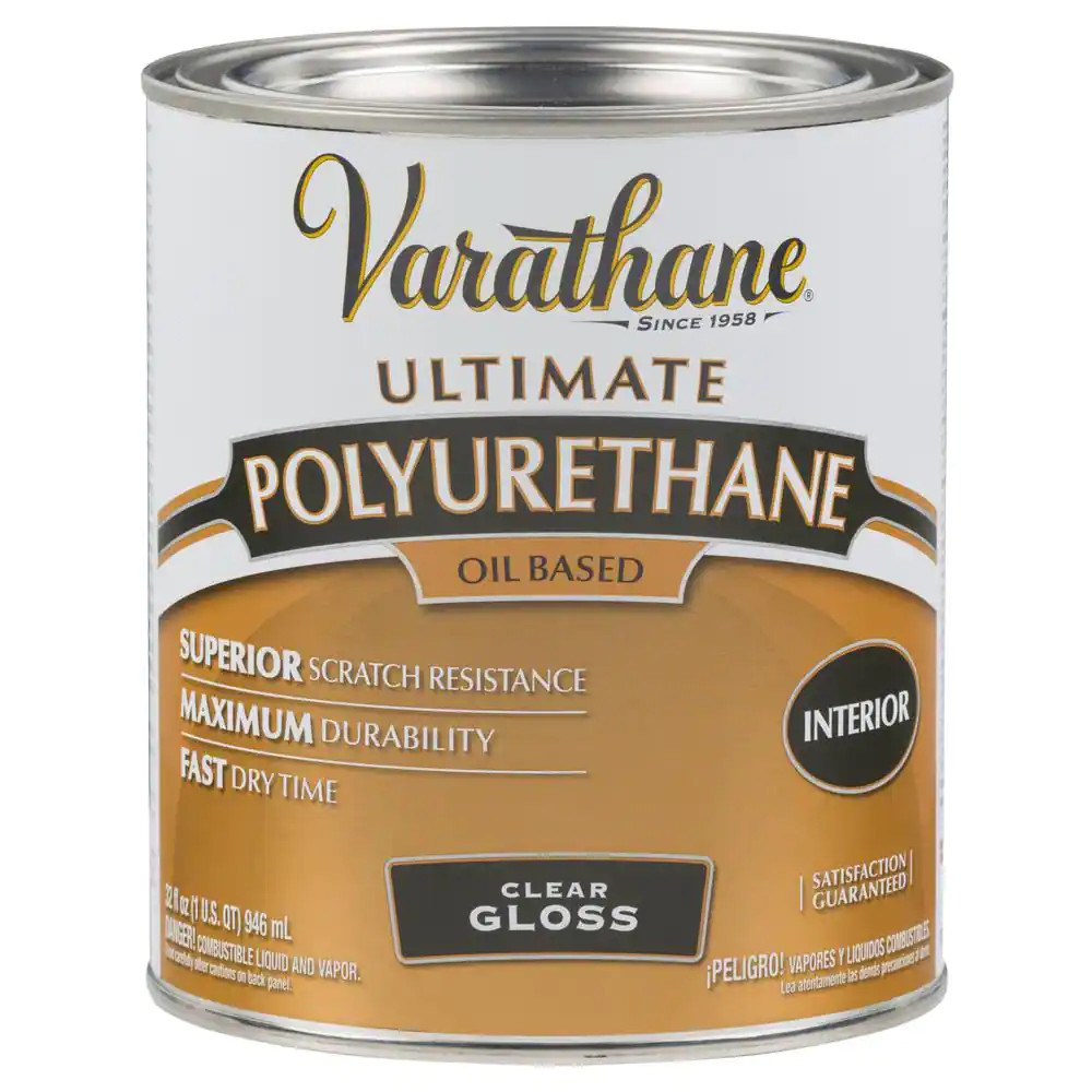 Interior Polyurethane 1 qt. Clear Gloss Oil-Based Finish