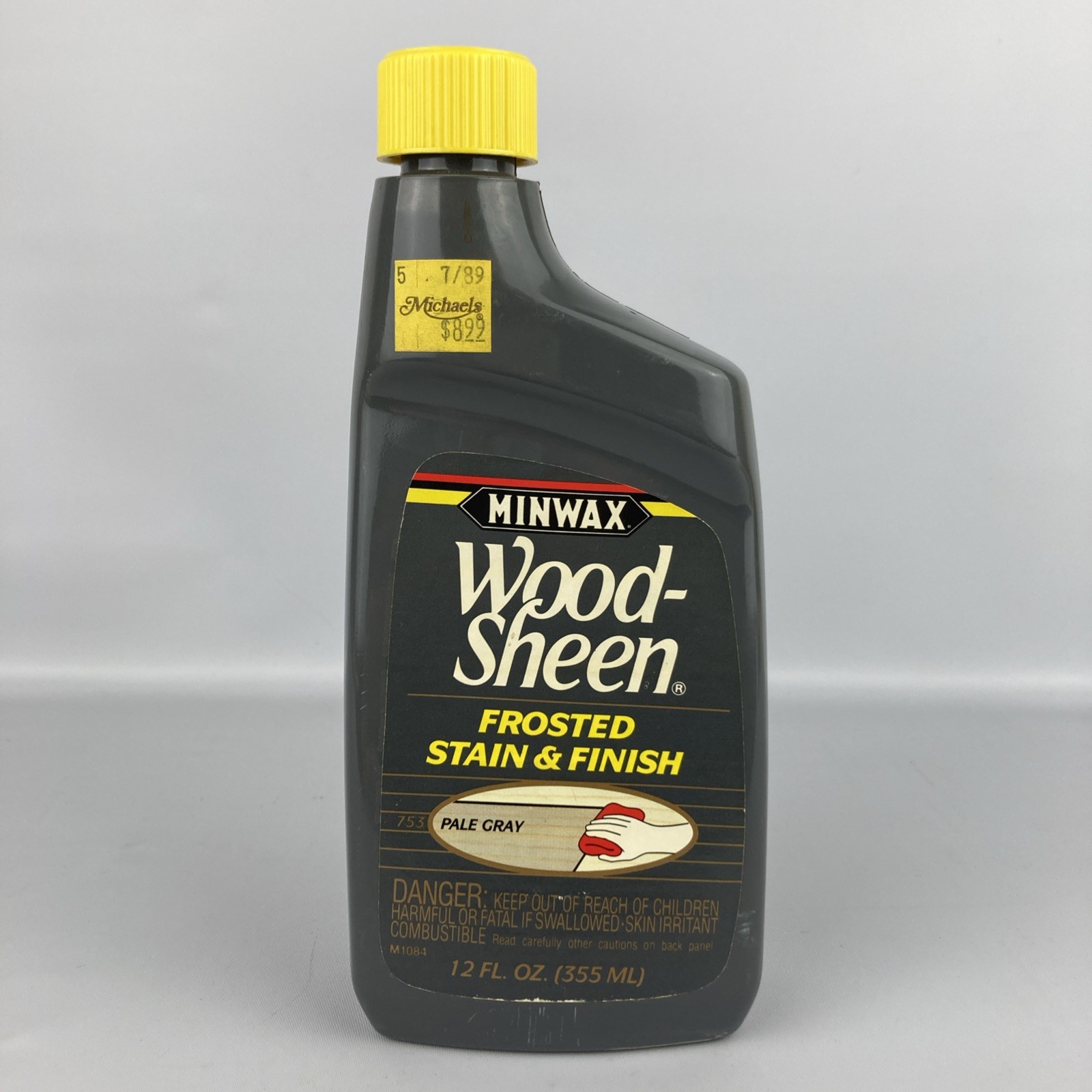 Minwax Wood-Sheen Frosted Stain & Finish Pale Gray FULL Bottle