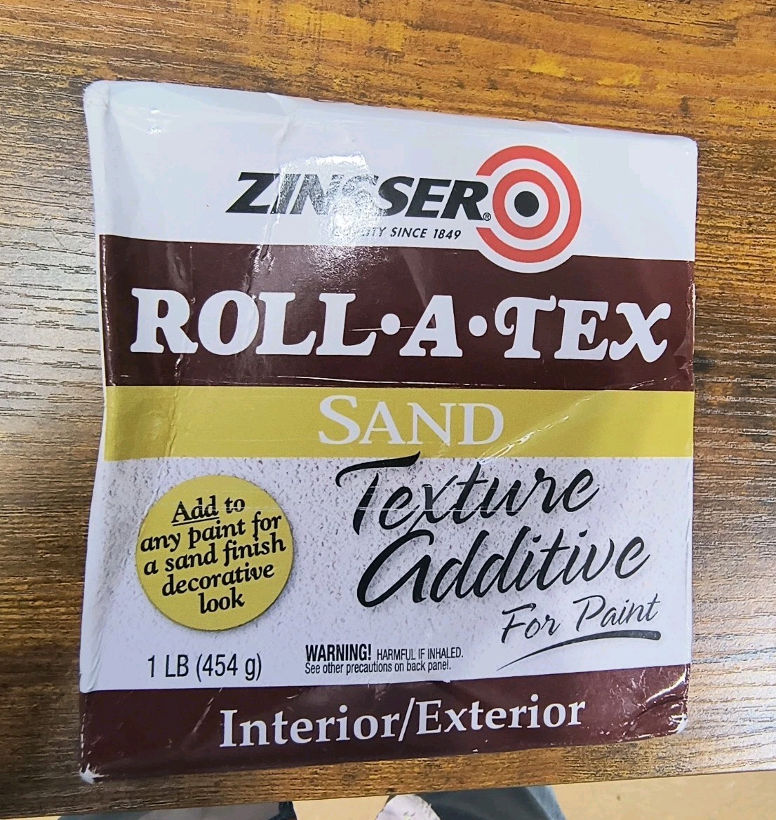 Zinsser Roll-A-Tex Sand Texture Additive 1 lb Interior Exterior Paint Additive