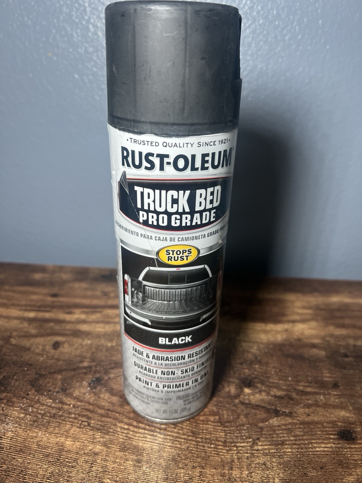 Automotive Professional Grade Truck Bed Coating Black Flat Spray Paint & Primer