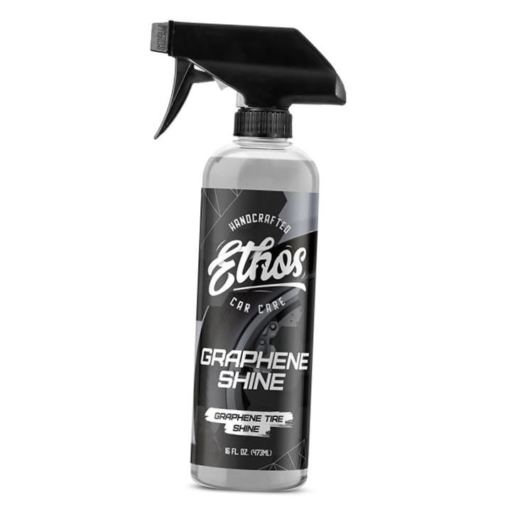 Ethos Graphene Shine – Trim & Tire Shine Spray, High 16 Fl Oz (Pack of 1)