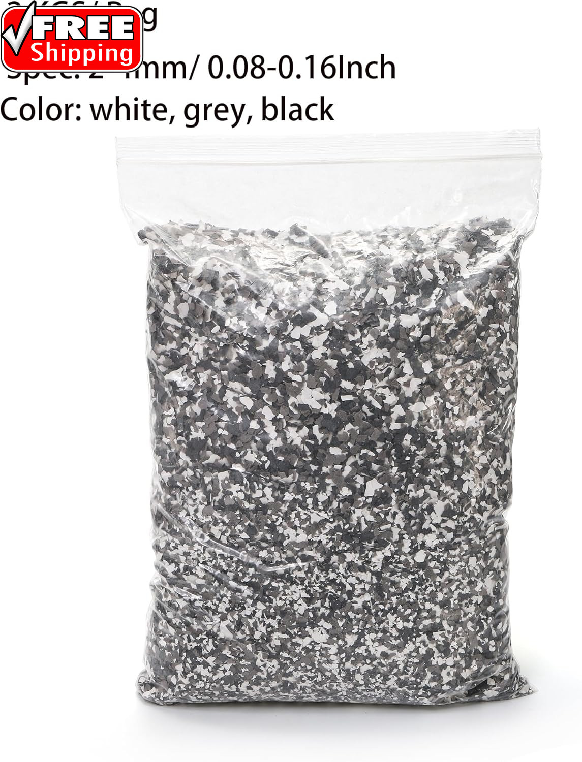 2 Kg/4.4 Lb Blend Decorative Colors Chips, Garage Floor Epoxy Paint Flakes, Conc