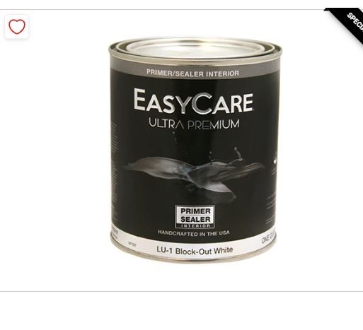 Easy Care Ultra Premium LU-1 Block Out White 1 Gal Primer / Sealer Interior