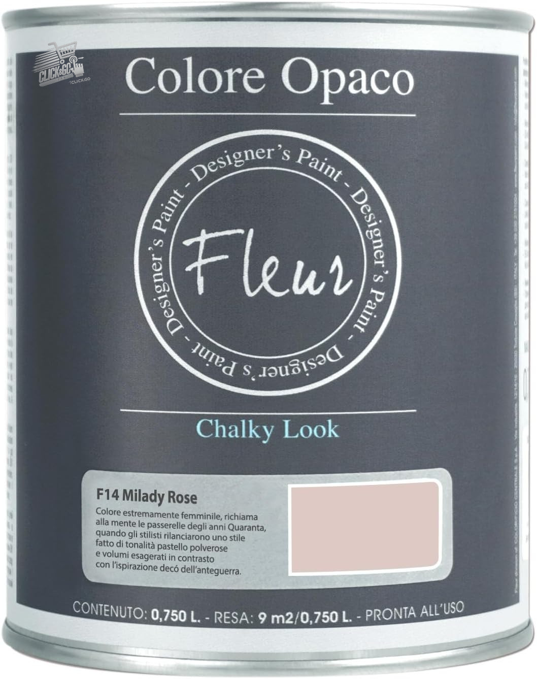 Chalk Paint Shabby Chic Pink 750ml Paint Furniture Wood Walls Vintage Matte Net