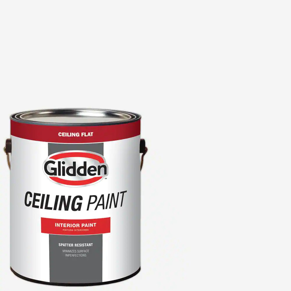 1 Gal. High-Hiding White Interior Dead-Flat Ceiling Paint