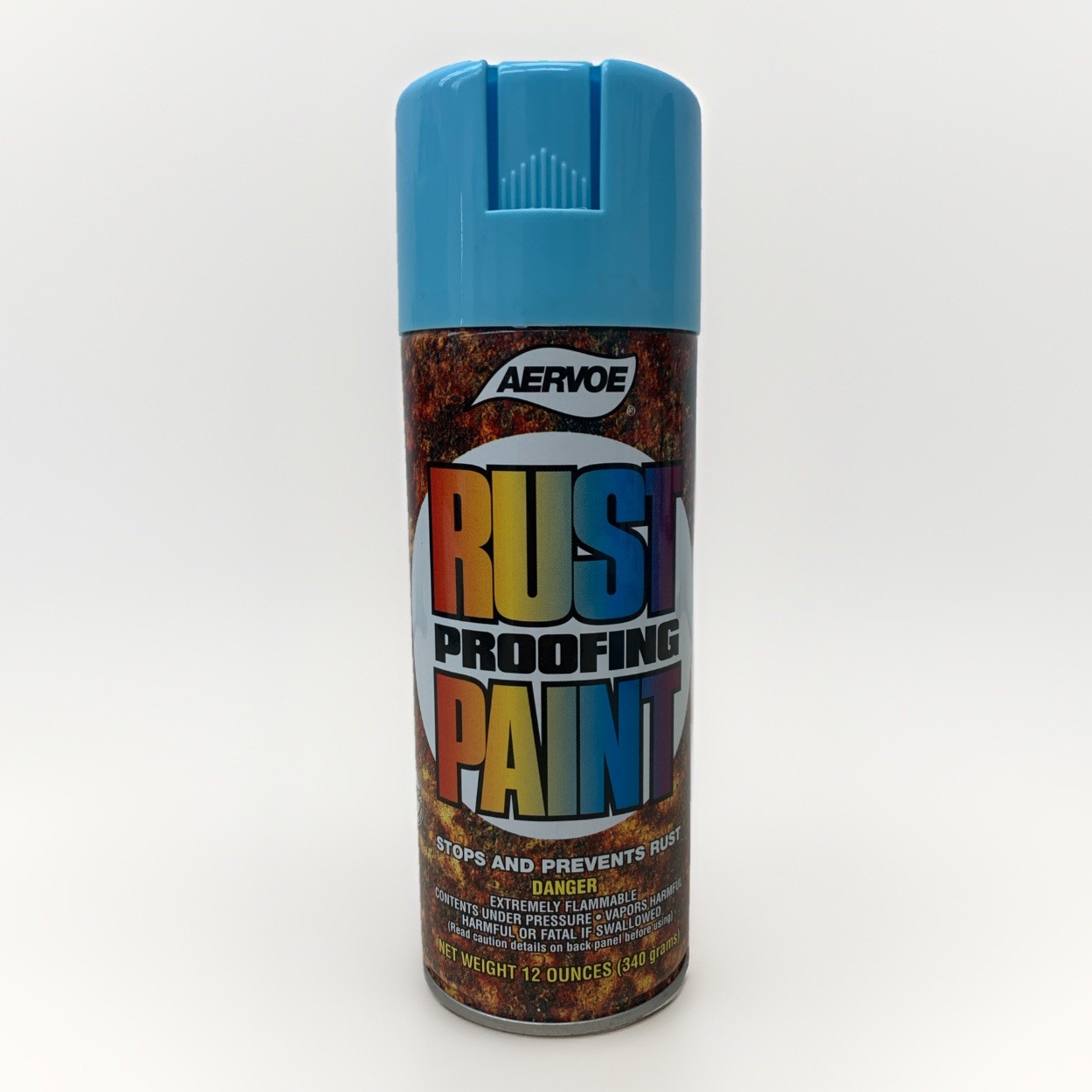 Spray Paint Light Blue Aervoe 318 16Oz High Performance Safety Rust Proof Enamel