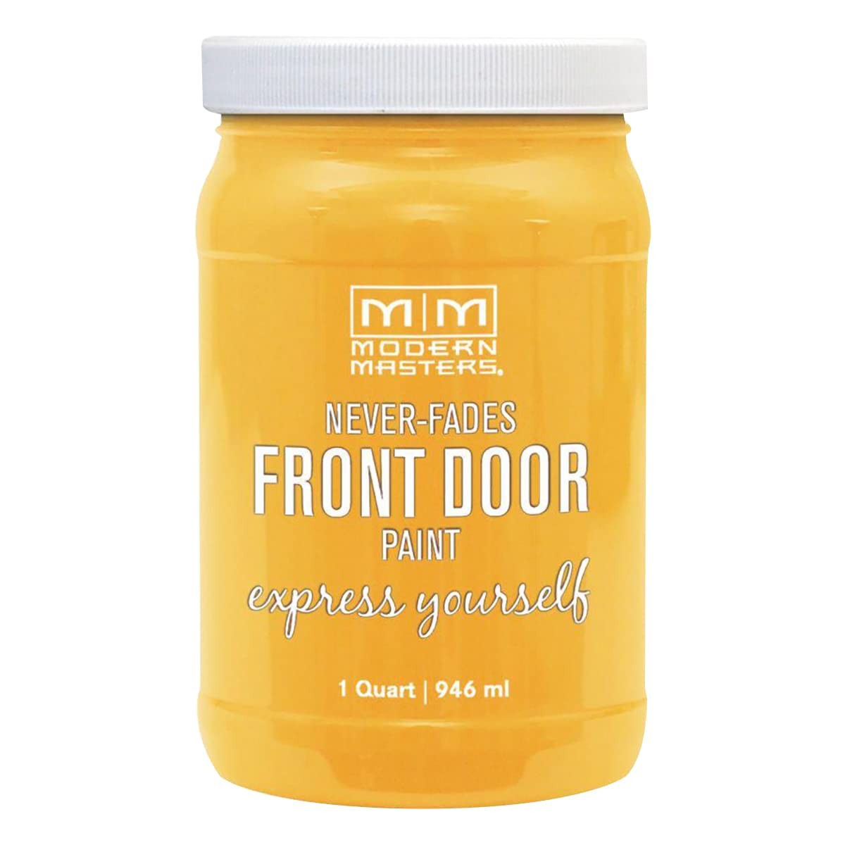 Modern Masters 275273 Front Door Paint, 1 Quarts, Satin Happy