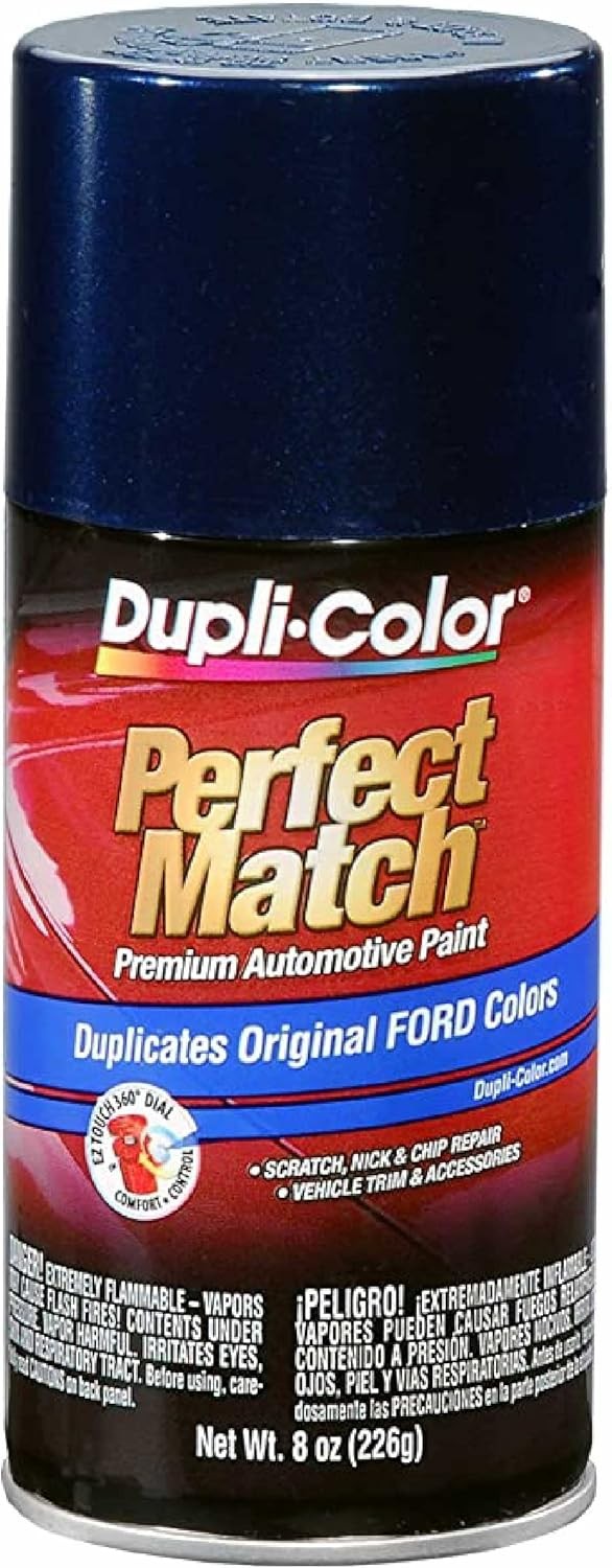Dupli-Color Perfect Match Premium Automotive Paint, True Blue, 8 oz