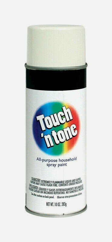 Rust-Oleum TOUCH N TONE Spray Paint 10oz GLOSS WHITE All-Purpose Home 55280830