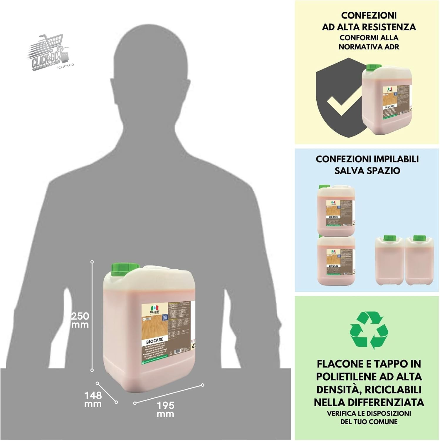 BIOCARE 1LT Protective and Nutritious Wax for Oiled Wood Flooring